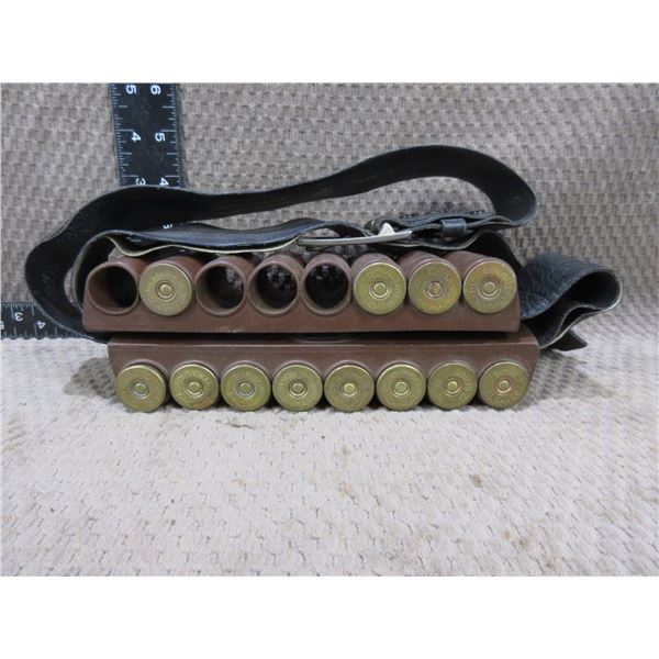 Supreme 12 Ga. Shotgun Shell Carrier 44" Leather Belt