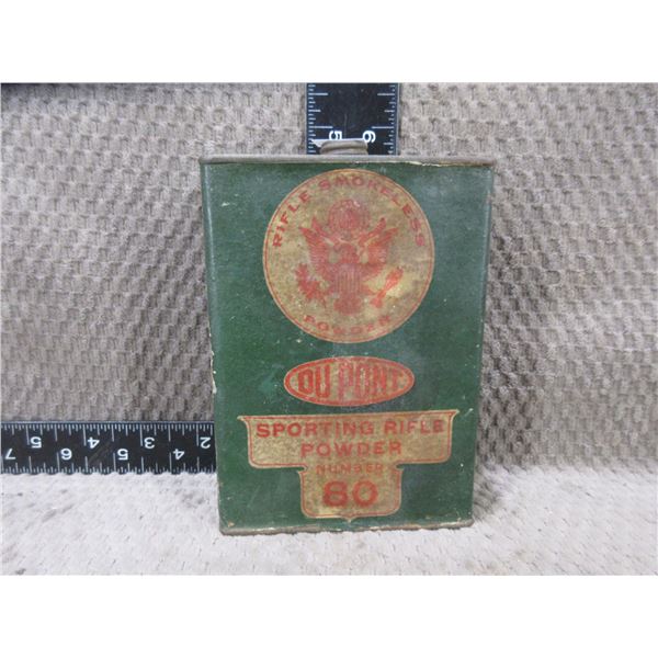 Dupont Empty Tin - Sporting Rifle Powder No. 80