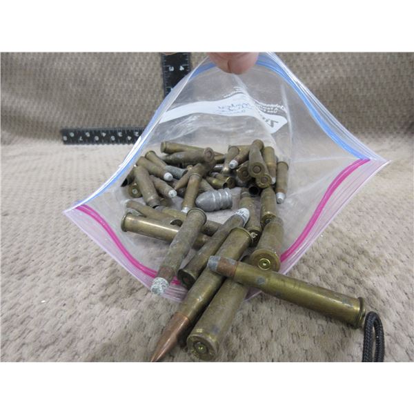 Bag of Assorted Collector Ammo - 47 Ammo & 8 Brass