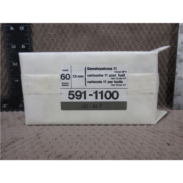 7.5 x 55 Swiss 591-1100 - Carton of 60