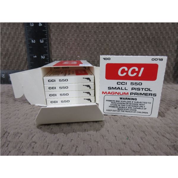 CCI 550 Small Pistol Magnum Primers - Box of 1000