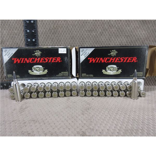 300 WSM 180gr Ballistic Silvertip Win. CF Cartridges