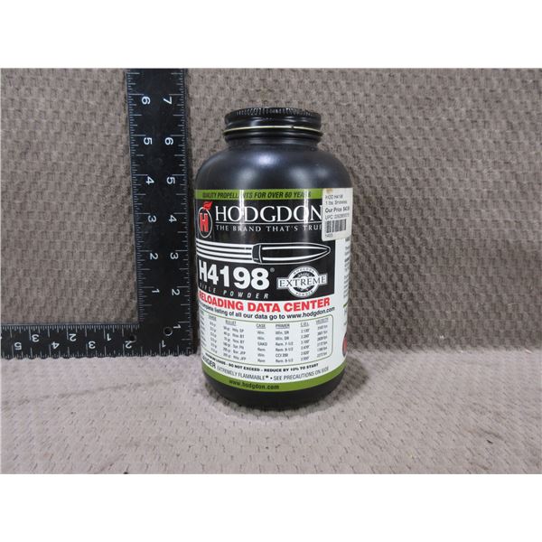 Hodgdon H4198 Rifle Powder Tub - Total Weight 534 grams