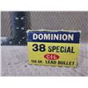 Image 2 : Collector Ammo - 38 Special 158gr Dominion CIL
