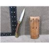 Image 2 : Pocket Knife - Locking - Wood & Brass Handle