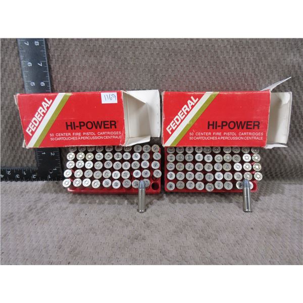 38 Special 158gr HP Federal - 2 Boxes of 50
