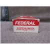 Image 2 : 38 Special Match 148gr Lead Wadcutter Federal - Box of 48