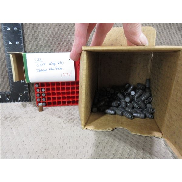 0.312" 115gr JFP 10 Bullets, 38 Cal Speer 102 Bullets