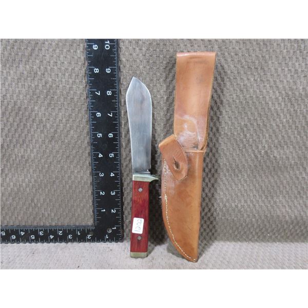 Fixed Blade Hunting Knife - Bill Sadler With Sheath
