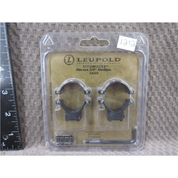 Leupold Rings - Rimfire 3/8" Medium #54289