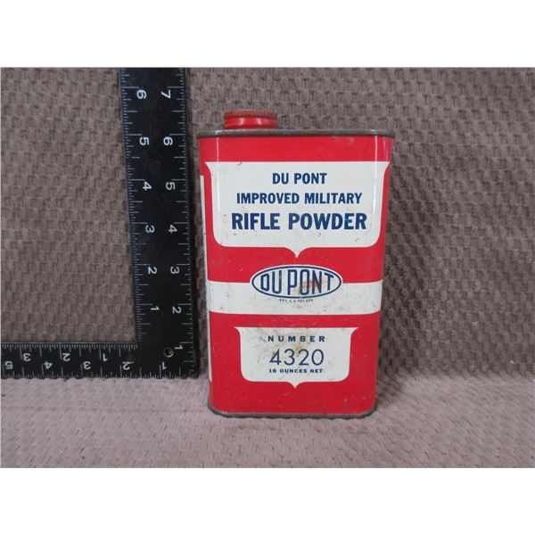 Empty Powder Can - Dupont Military Rifle Powder # 4320