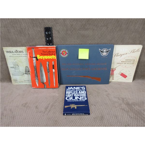 5 Assorted Gun Books