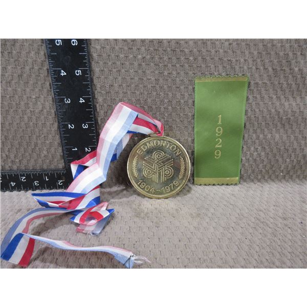 1979 Edmonton Medal & 1929 Ribbon