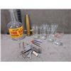Image 1 : Lot of ALCB Glasses, Bottle Openers, Jug & Spout