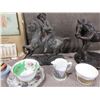 Image 3 : Lot of Vintage Misc. Tea Cups, Calendar, Horse Statues
