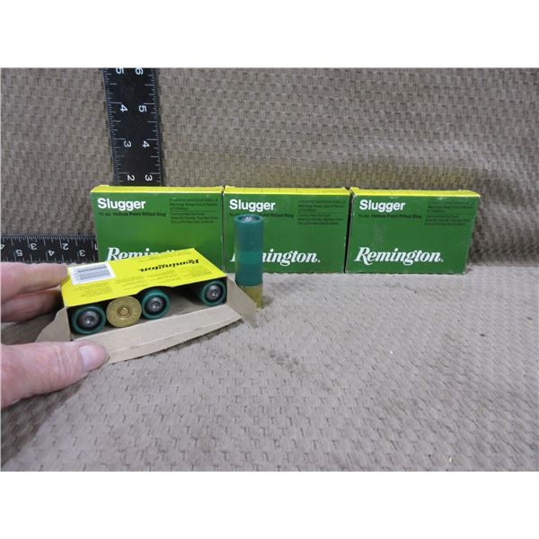 16 Ga. 2 3/4" Rem. Slugger HP Rifled Slugs - 4 Boxes of 5
