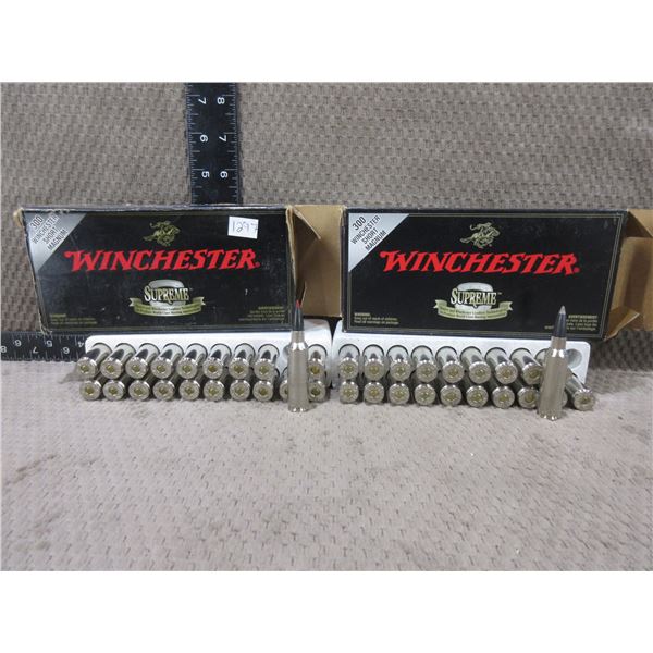 300 WSM 180gr Ballistic Silvertip Win. CF Cartridges