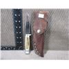 Image 1 : Fixed Blade Hunting Knife - Stag Handle With Sheath