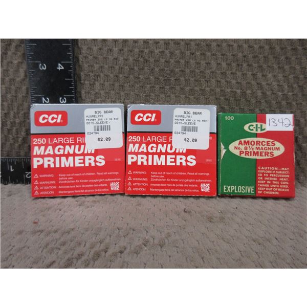 Large Rifle Magnum Primers - CCI, CIL - 530 Total
