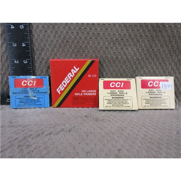 Large Rifle Primers - CCI, Federal - Approx. 373