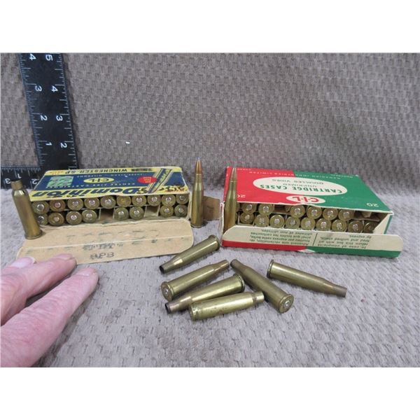 219 Zipper - 37 Various Reloads + 9 Brass