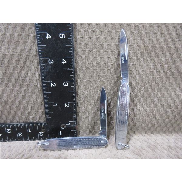2 Folding Pocket Knives - Avadex BW