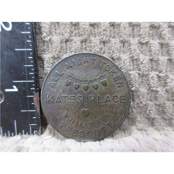 All Night Token - Kates Place - Whiskey Run - Prescott Az.