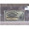 Image 1 : 1900 Canadian 25 Cent Bill - Shinplaster