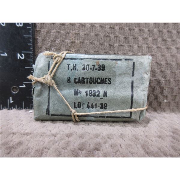 Etuis 1886 N T.H. 2-39 - 8 Cartridges In Original Paper Wrap