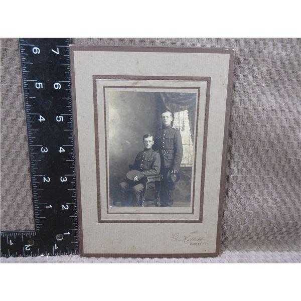 Vintage WWI Photo of Brothers - Sussex N.B.