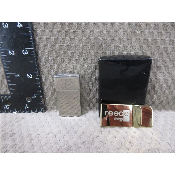 Vintage Gillete Safety Blade Razor Case & Reece Money