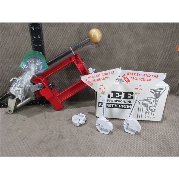Lee Reloading Press + Small & Large Primer Feeds