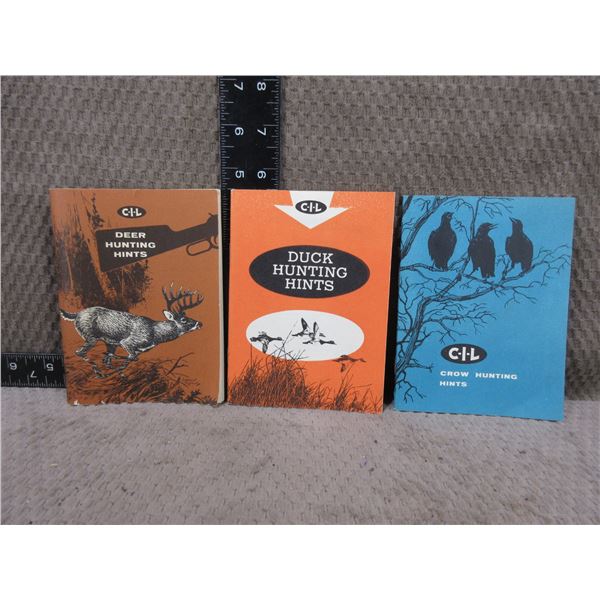 3 CIL Books - Crow Hunting, Duck Hunting, Deer Hunting