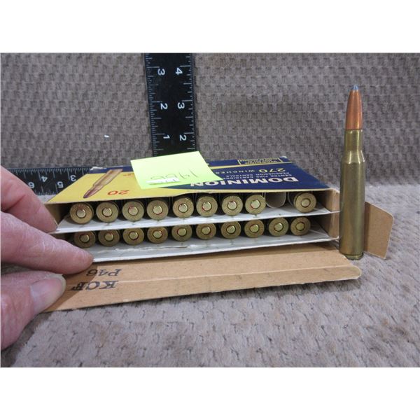 Collector Ammo - 270 Win. 130gr PSP Dominion CIL
