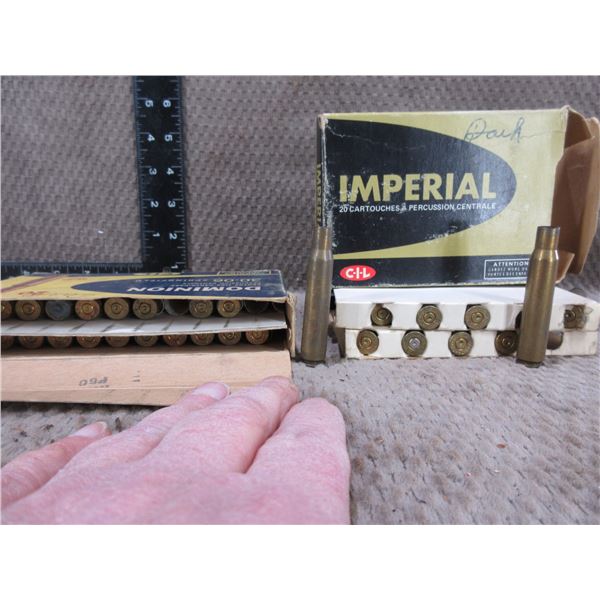 30-06 Sprg. Brass - 19 Dominion CIL, 17 Imperial CIL