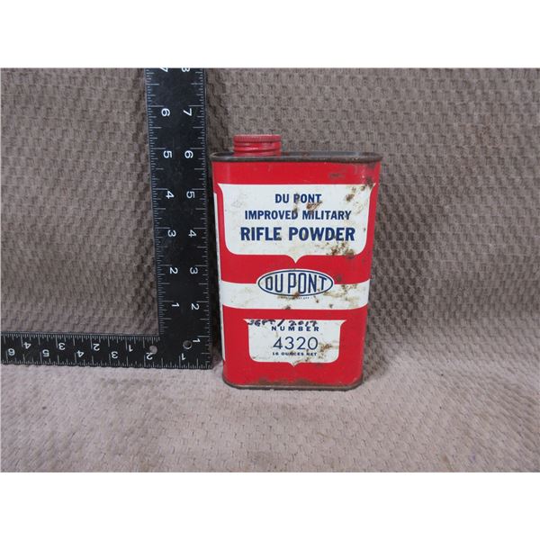 DuPont Empty Rifle Powder Collectors Can #4320