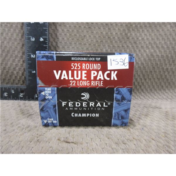 22LR 36gr HV HP Federal - Sealed Box of 525