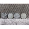 Image 1 : 4 - Canadian 25 Cent Pieces - 1954, 1956, 1960, 1962