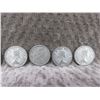 Image 2 : 4 - Canadian 25 Cent Pieces - 1953, 1956, 1958, 1965