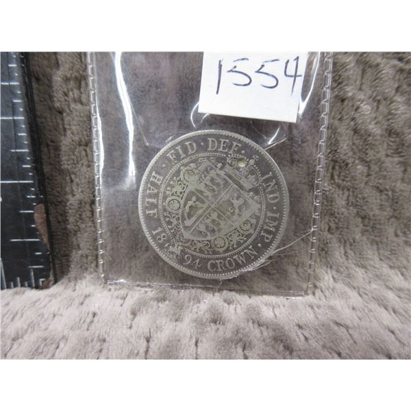 1894 - United Kingdom Half Crown - 925 Silver