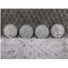 Image 2 : 4 - Canadian 25 Cent Pieces - 1957, 1959, 1960, 1964,