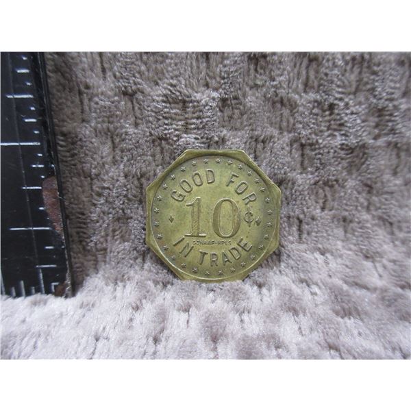 Lyle & Marlene Midway Bar 10 Cent Token - Green Bay