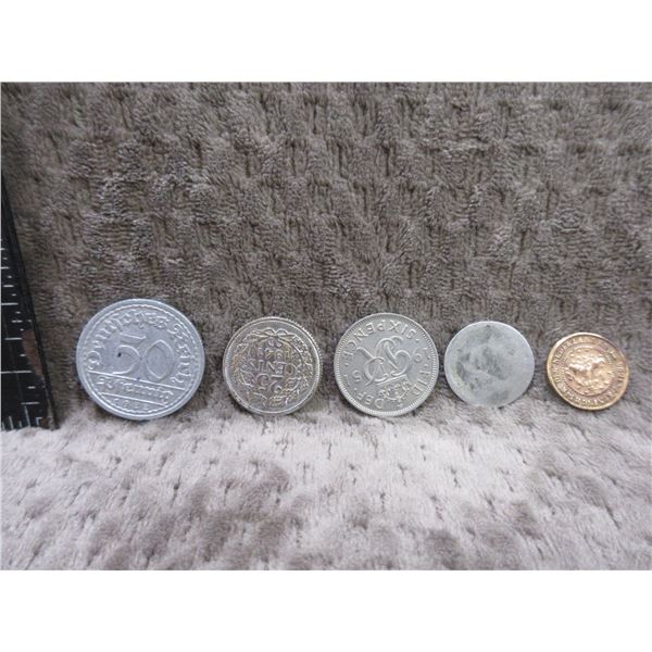 5 Various Coins