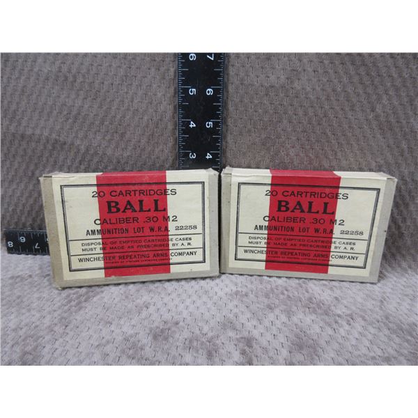 Collector Ammo - 30 Cal. M2 Winchester Ball Cartridges