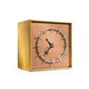 Image 1 : George Nelson & Associates Calfskin face table clock, model 4761