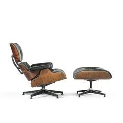 Charles and Ray Eames 670 lounge chair and ottoman