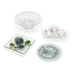 Michael and Frances Higgins glass collection