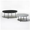 Image 1 : Bertrand Goldberg pair of nesting tables for the Helstein House, Chicago