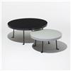 Image 2 : Bertrand Goldberg pair of nesting tables for the Helstein House, Chicago