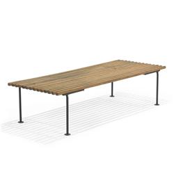 Harry Weese Baldry slat bench